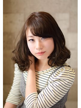 イーマ 京橋店(iima) 『iima』素髪ツヤ透明感カール×シュガーミディ