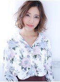 可愛いと柔らかを両立した無造作ミディアム☆