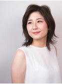 小顔になれるナチュラルウルフ