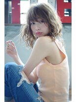 リアン(Lien) Lien☆ラフニュアンス小顔ミディパーマスタイル　立川