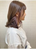 【恵比寿LIBRE】耳かけインナーカラーがかわいい☆ミディアム