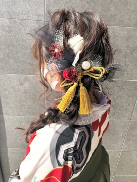 アルモヘアヴォーグ 静岡(ALMO hair VOGUE) 【ALMO】着物ヘアアレンジ