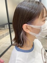 グーフィートーキョー 銀座(Goofy Tokyo)&nbsp;【GoofyTokyo銀座】ボブ×インナーカラー［アイスラベンダー］