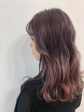 ビューオオサカ(VIEW OSAKA) ラベンダーカラー☆バレイヤージュグラデーションカラー