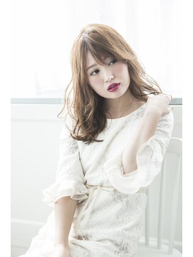 ミエル ヘア 新宿(miel hair) 〈mielhair新宿〉小顔ミディ フリンジバング☆【新宿】