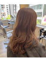 レイヤーカット×beige color