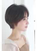 20代30代40代小顔丸みショート 新宿