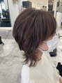 スラージュ 大井町(soulage) 【カット】ウルフ【ヘアカラー】ピンクブラウン