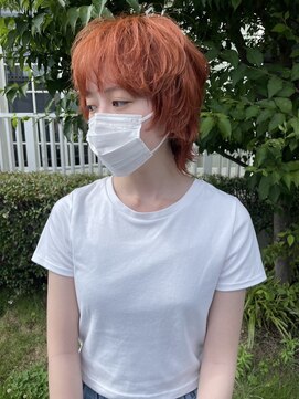 ダスティ穂高店 オレンジ◎_ハイトーンカラー◎20代30代