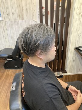 ライズヘアー(RISE HAIR) ハードパート＋シルバーハイライト