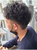 ワイルド無造作ヘア