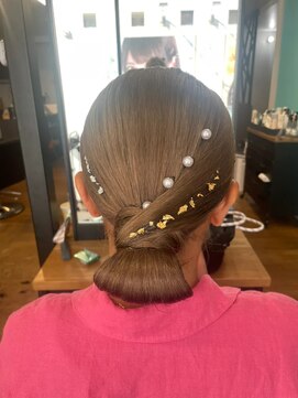 ヘアカロン 熊本下通店(Hair CALON) ヘアセット前髪カットトリートメントダブルカラーインナーカラー
