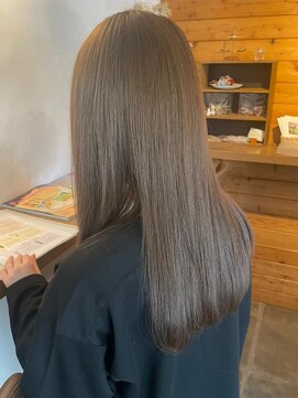 ビスクヘアデザイン(bisq hair design) くすみベージュ ［佐賀市/佐賀/神崎/鳥栖/ダブルカラー］