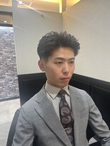 プラウド(PROUD)&nbsp;ワンカールパーマ/フェード/田町/オールバック/メンズカット/