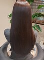 ヘアリゾート粋 トゥジュ 池袋東口店(tujuh) サラ艶ストレート/ナチュラルブラウン