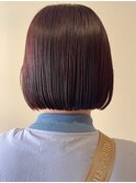 暖色ボブ