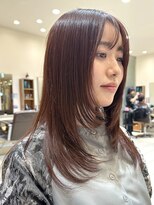 ピークアブー アヴェダ アトレ恵比寿(PEEK-A-BOO AVEDA) □ミディアムレイヤー/レイヤーカット/顔まわりレイヤー