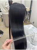 髪質改善_水素カラー_艶ロング