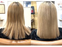 【髪質改善ストレート】癖毛はトリートメントでは伸びません！縮毛矯正で髪の形を整えることが美髪への近道