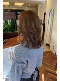 ブリーチ無しミルクティー