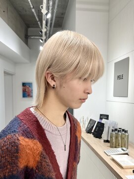 メンズペレ 渋谷(MEN'S PELE) ニュアンスパーマ/韓国マッシュ/スパイキーショート/渋谷