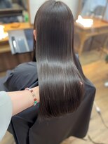 アンダーバーホワイト モデ 富田林店(_WHITE mode)&nbsp;髪質改善ミルクティーベージュレイヤーカット