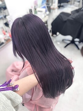 ハピネス 梅田茶屋町店(HAPPINESS) ブリーチありラベンダーグレージュ