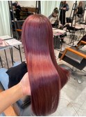 髪質改善縮毛矯正×大人ガーリー暖色カラー