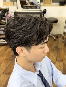 メルシー トータル ブランディング サロン(merci TOTAL BRANDING SALON) メンズフェザーパーマ
