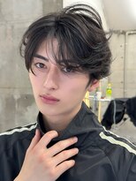 サイン メンズ 表参道(SIGN men's) フェザーショートセンターパートダウンパーマニュアンスパーマ