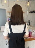 大人可愛いブラウンベージュ