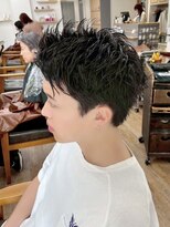 ネオリーブ クーロ メゾン 横浜(Neolive curro Maison)&nbsp;スパイキーショート×フェザーショート　MEN’S HAIR