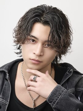 アイトーキョーリタ 渋谷(AI TOKYO Rita) 渋谷サーフカールセンターパート波巻きツイストスパイラル無造作