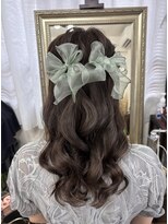 セニシエンタ(CENICIENTA) ハーフアップ