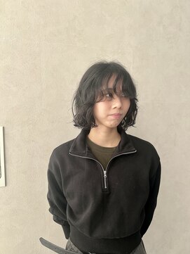 クム 横浜(qumu) 【qumu saki】ボブパーマ×ボブ