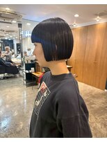 ヘアーブレイス(hair brace) 千葉駅/着物ヘア/大人ガーリー/ダークアッシュ/似合わせカット