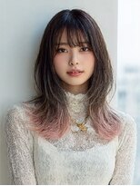 ダル 渋谷/表参道(DAL.)&nbsp;バタフライレイヤーロングレイヤーハイトーングレージュブリーチ