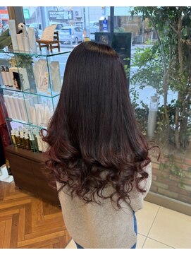 ファーレンピュアスウィート(fahren-pure-suite) ブリーチ無しインナーカラーviolet pink