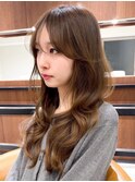 ハイライトバレイヤージュダブルカラーケアブリーチ20代30代