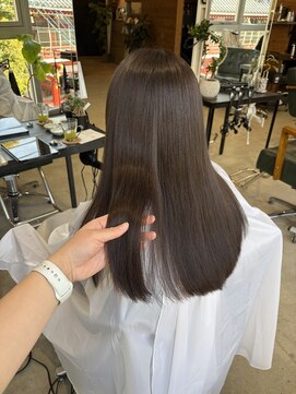 イル(ill) 髪質改善 髪質改善カラー 赤み消し ロング 大須