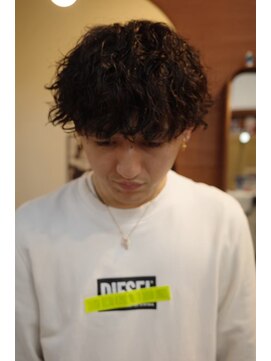 エディ(Edy) メンズ波巻きスパイラルパーママッシュ刈り上げケアパーマ岡山