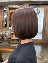 エカム(e-kam)&nbsp;【e-kam】髪質改善ツヤボブ×ピンクブラウンカラー
