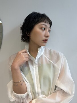 エディット トウキョウ(e.dit tokyo) ボブパーマ×アッシュグレージュ