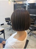 大人可愛いボブミニボブショートボブ丸みボブ平行ボブ艶髪