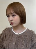 ◎タッセルカットサイドバングタンバルモリ韓国ボブ
