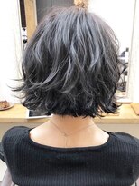 ファム 札幌大通(fam)&nbsp;40代50代大人似合わせボブ×ニュアンスパーマ×白髪染め