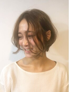 ヘアメイク オブジェ(hair make objet)の写真/ブローなしでもスタイルきまる☆再現しやすいと評判の高い秘密のカットは３段階に分けて行う技術にあり♪