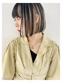 inner color"white biege" × mini bob【Steed/立川】