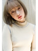 ヌード(nude)&nbsp;ミニボブ×ミルクティーグレージュ