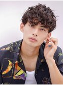 刈り上げグラデーションマッシュ×ツイストスパイラル